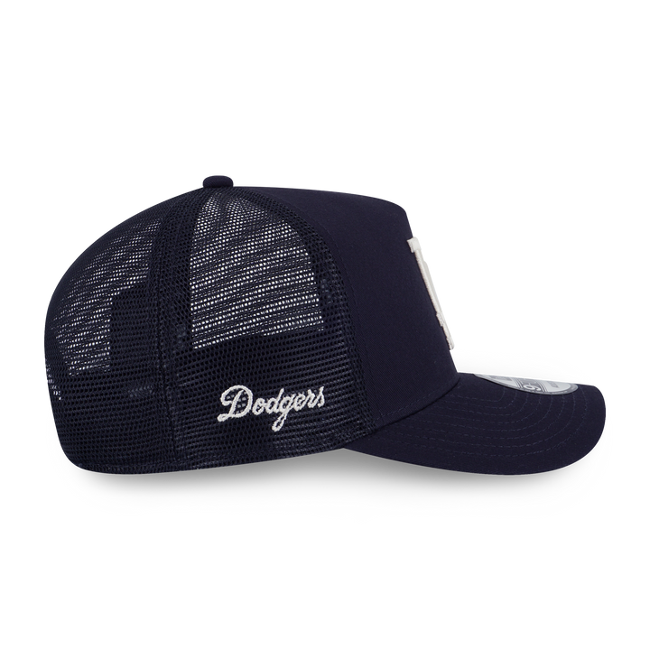 9FORTY A-Frame Trucker Los Angeles Dodgers Color Era Oceanside Blue Snapback
