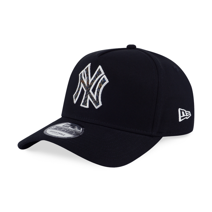 9FORTY A-Frame New York Yankees Harris Tweed Black Adjustable