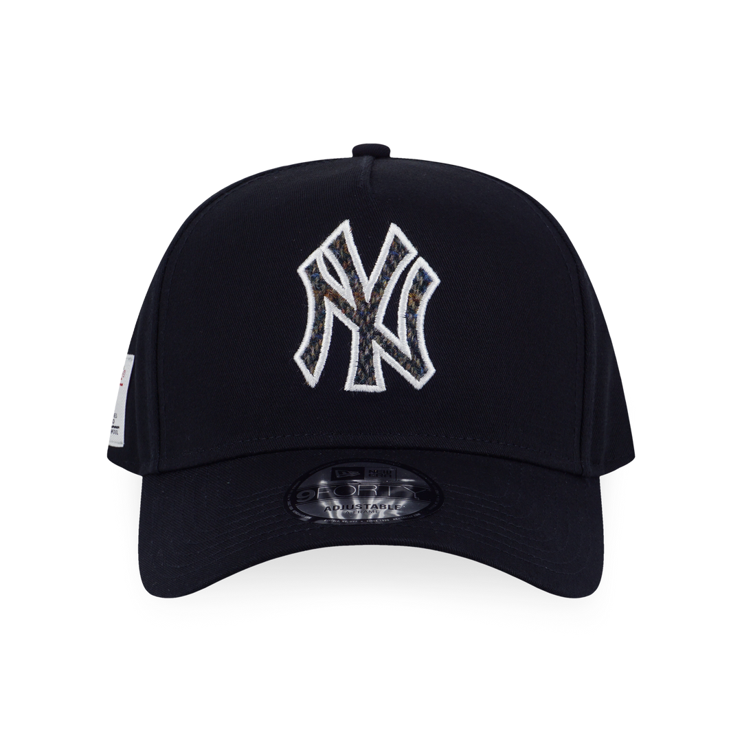9FORTY A-Frame New York Yankees Harris Tweed Black Adjustable