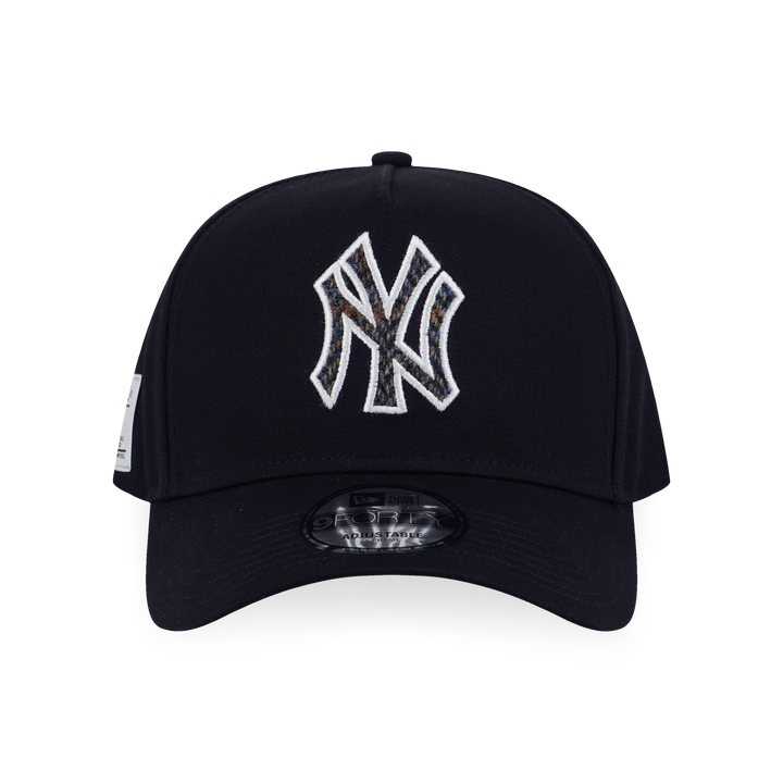 9FORTY A-Frame New York Yankees Harris Tweed Black Adjustable