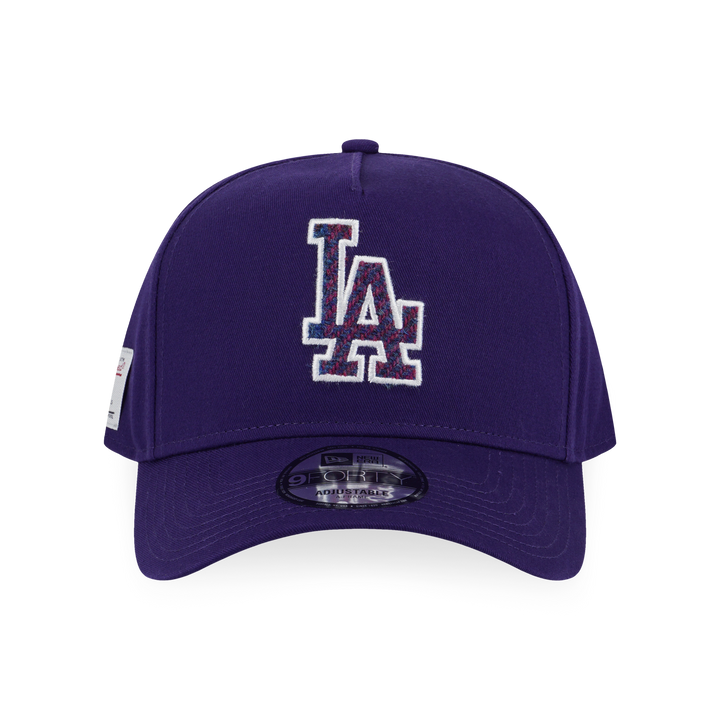 9FORTY A-Frame Los Angeles Dodgers Harris Tweed Purple Adjustable