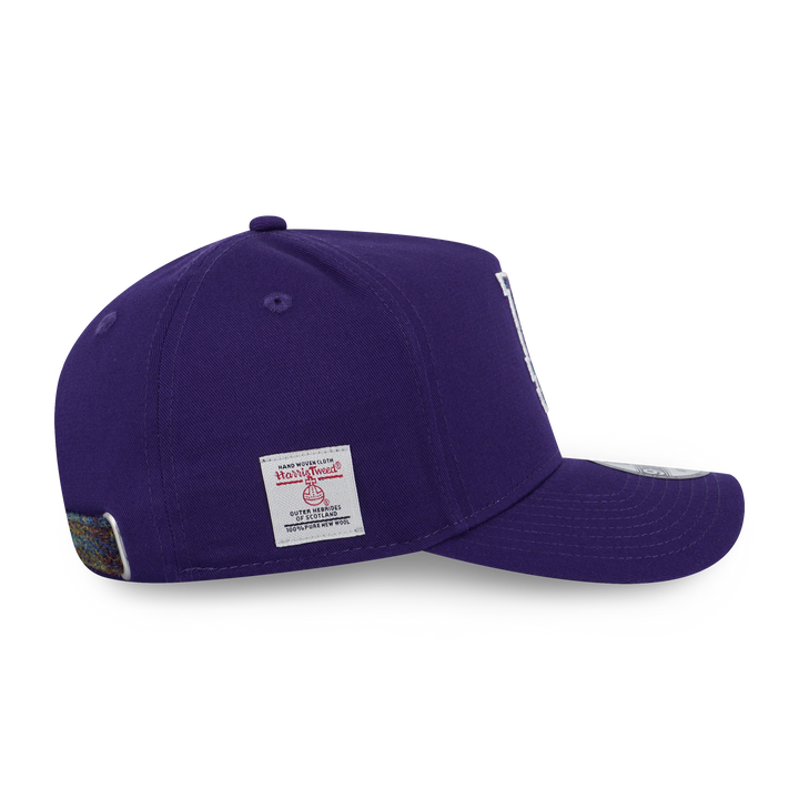 9FORTY A-Frame Los Angeles Dodgers Harris Tweed Purple Adjustable