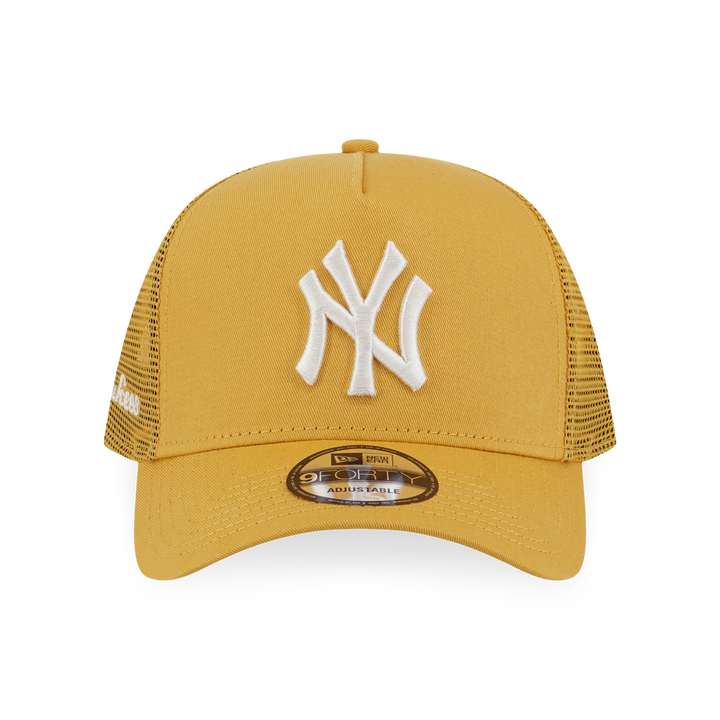 9FORTY A-Frame Trucker New York Yankees Color Era Yellow Mustard Snapback