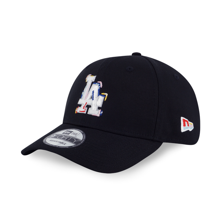 9FORTY Los Angeles Dodgers Tint Brush Black Adjustable