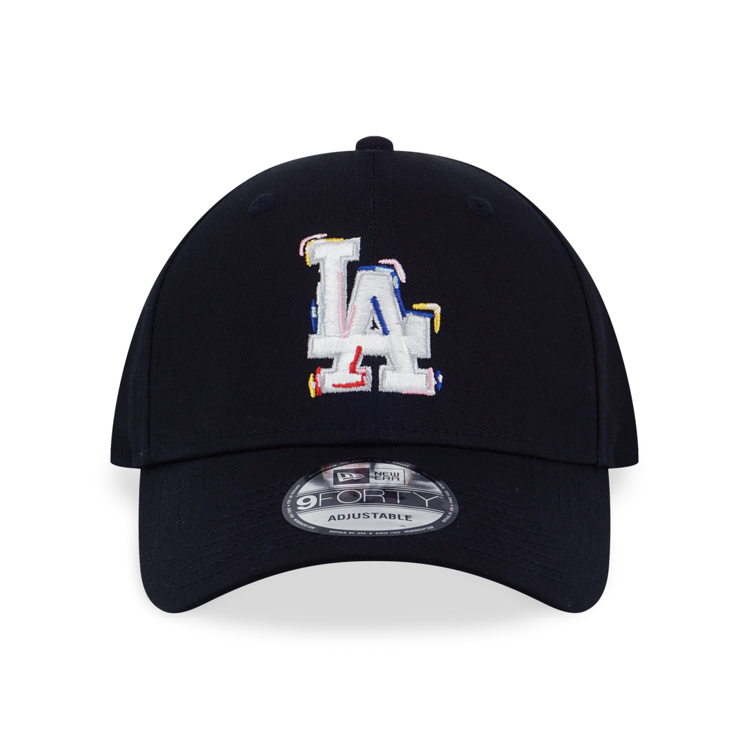9FORTY Los Angeles Dodgers Tint Brush Black Adjustable