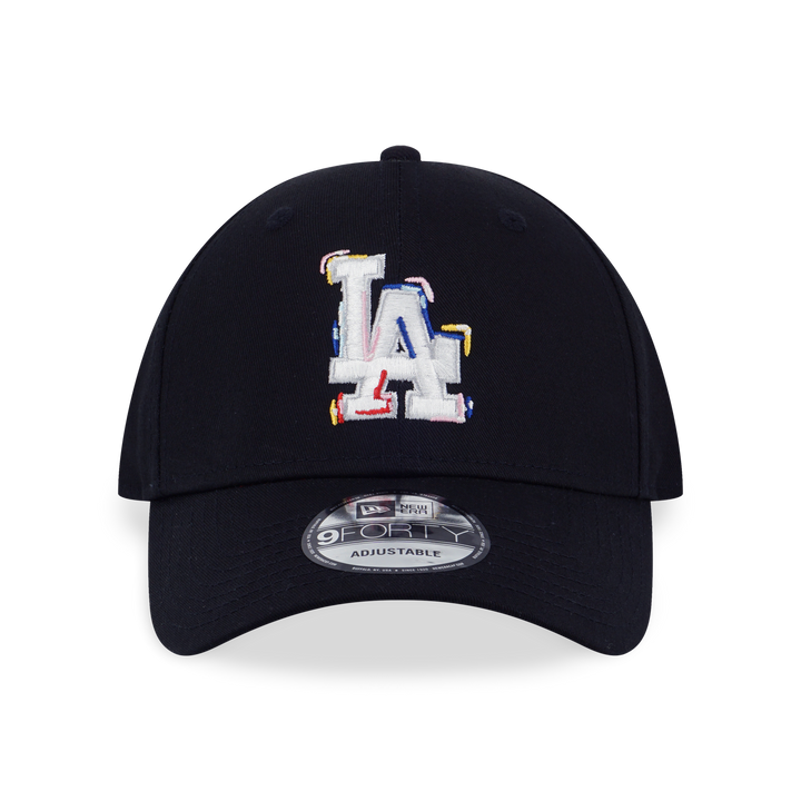 9FORTY Los Angeles Dodgers Tint Brush Black Adjustable