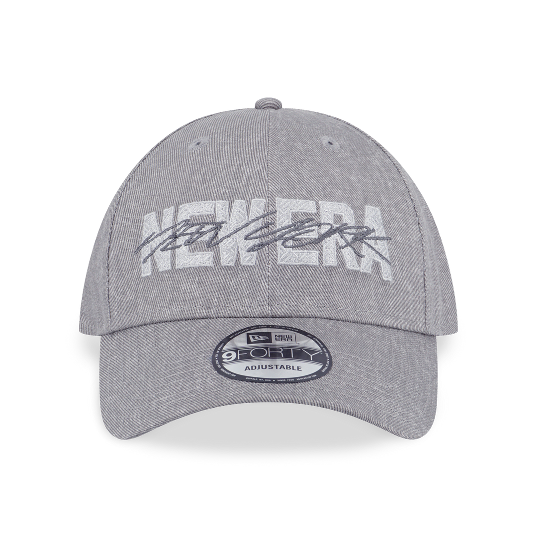 9FORTY New Era ODE To NY Light Gray Denim Adjustable