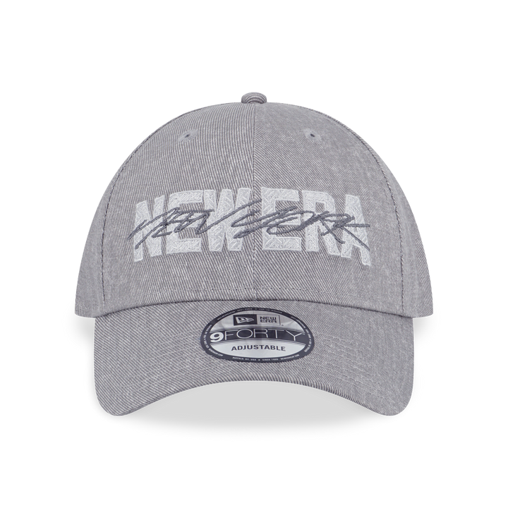 9FORTY New Era ODE To NY Light Gray Denim Adjustable