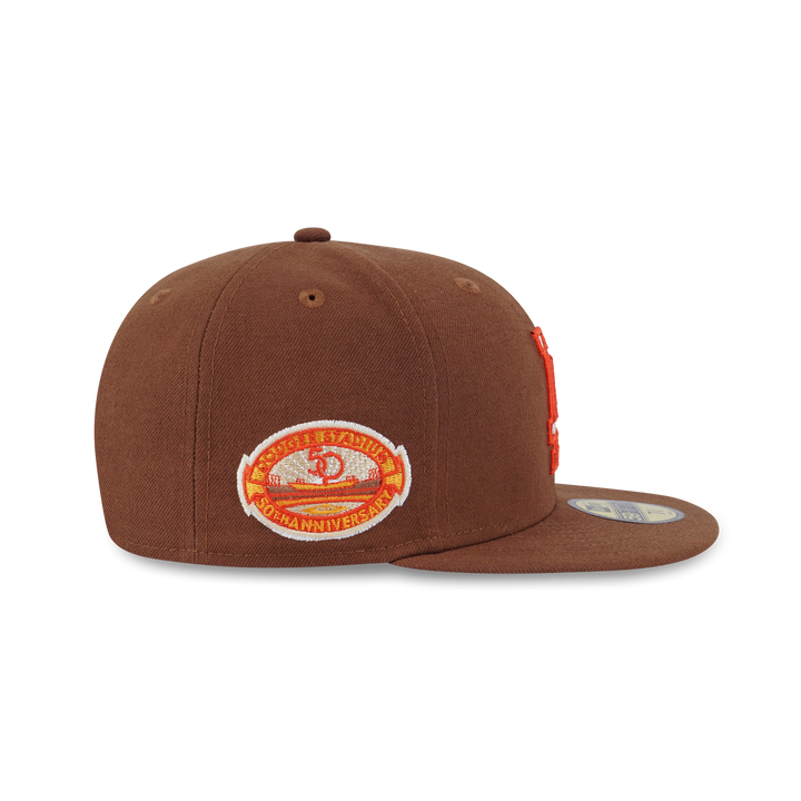 59FIFTY Los Angeles Dodgers Cooperstown Smoky Sizzle Toffee Fitted