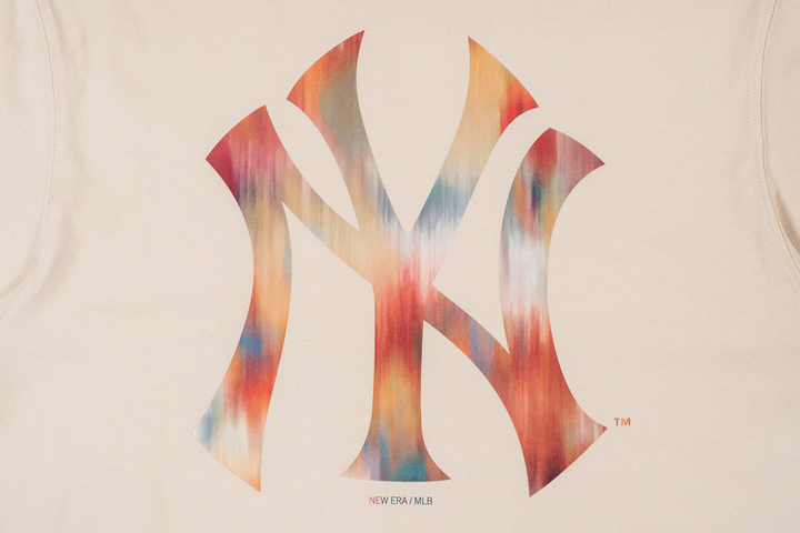 New York Yankees Surreal Nature Light Cream Short Sleeve T-Shirt