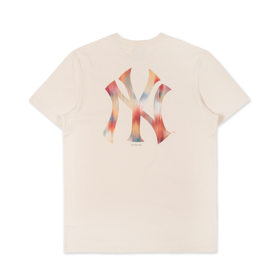 New York Yankees Surreal Nature Light Cream Short Sleeve T-Shirt