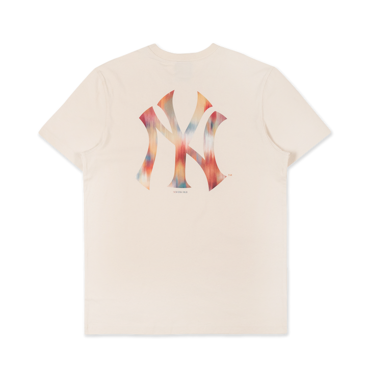 New York Yankees Surreal Nature Light Cream Short Sleeve T-Shirt