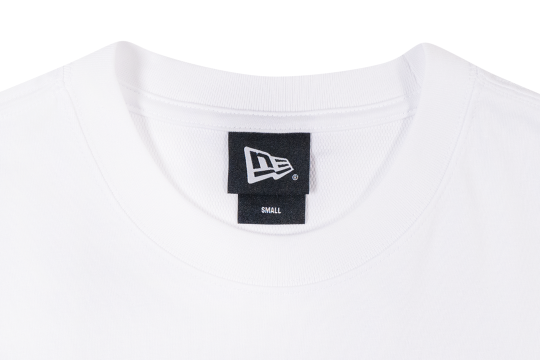New Era Tonal White Oversized Short Sleeve T-Shirt