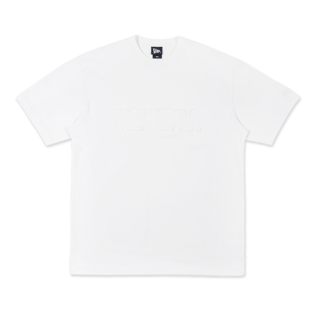 New Era Tonal White Oversized Short Sleeve T-Shirt