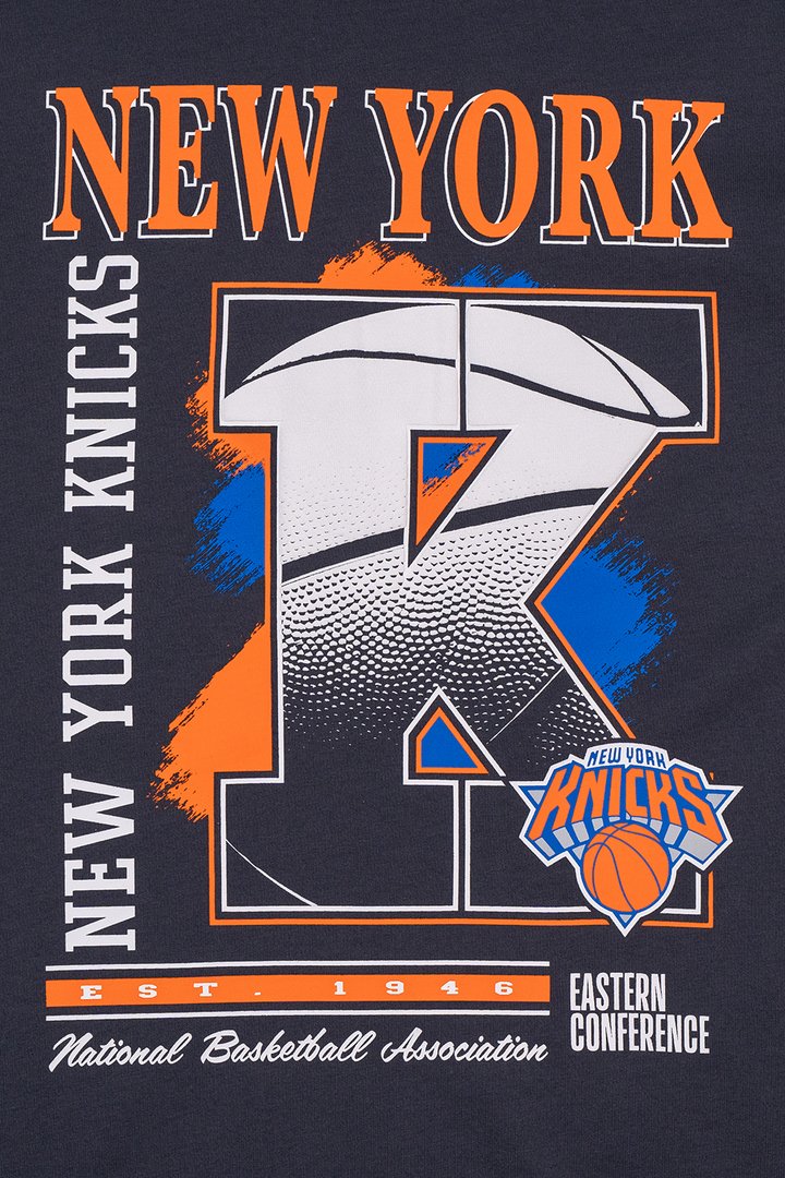 New York Knicks NBA Baller Era Graphite Short Sleeve T-Shirt