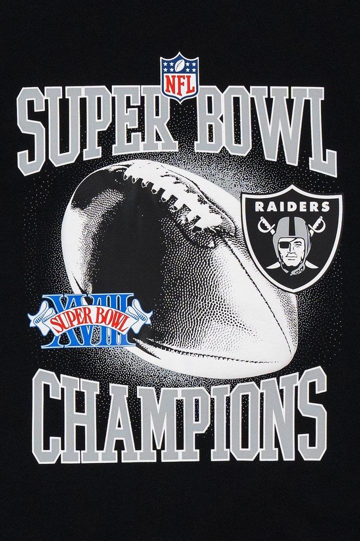 Oakland Raiders Hall Of NFL Champions Black Short Sleeve T-Shirt