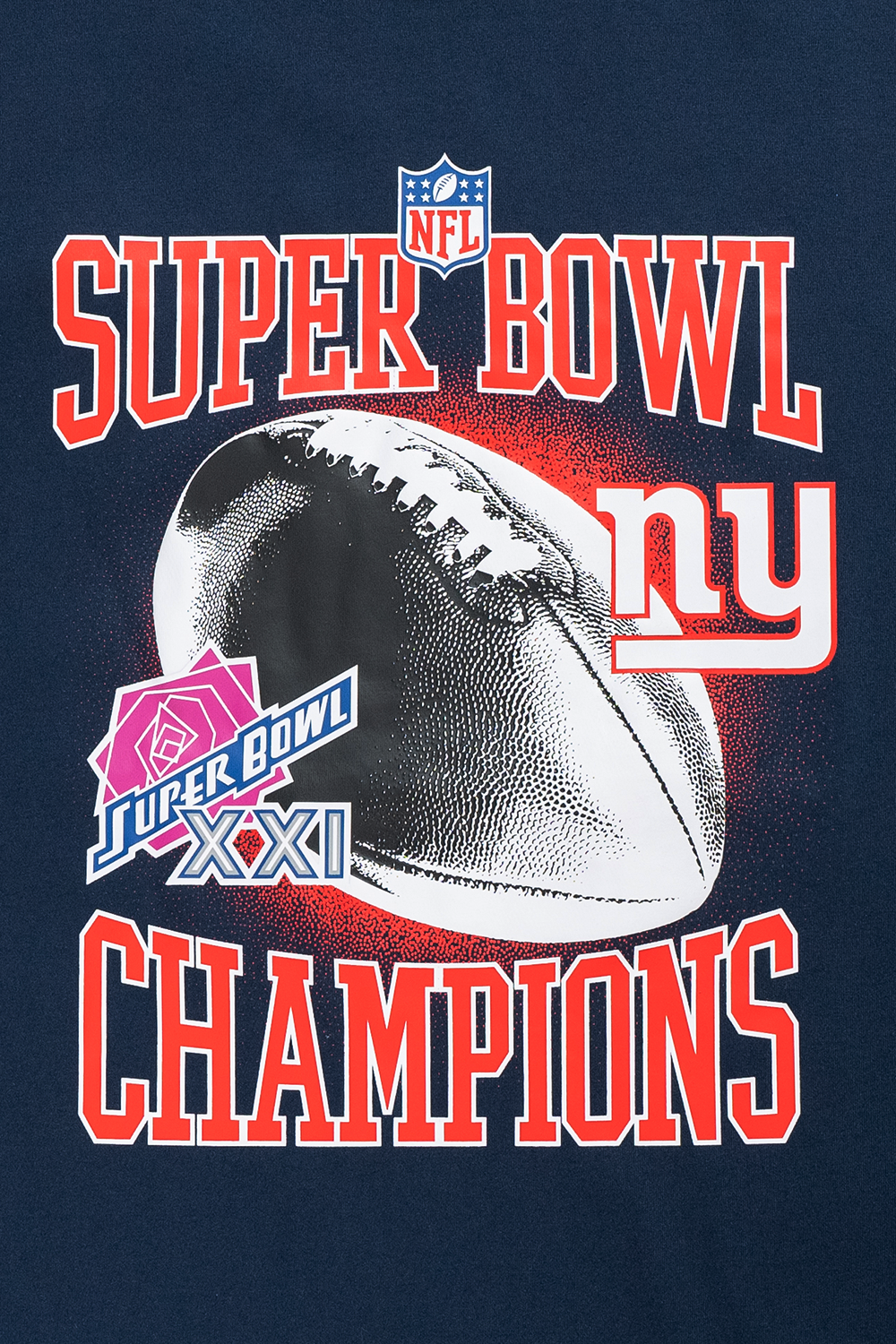 New York Giants Hall Of NFL Champions Oceanside Blue Short Sleeve T-Shirt