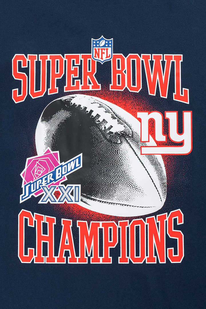 New York Giants Hall Of NFL Champions Oceanside Blue Short Sleeve T-Shirt