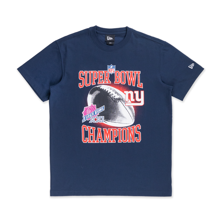 New York Giants Hall Of NFL Champions Oceanside Blue Short Sleeve T-Shirt