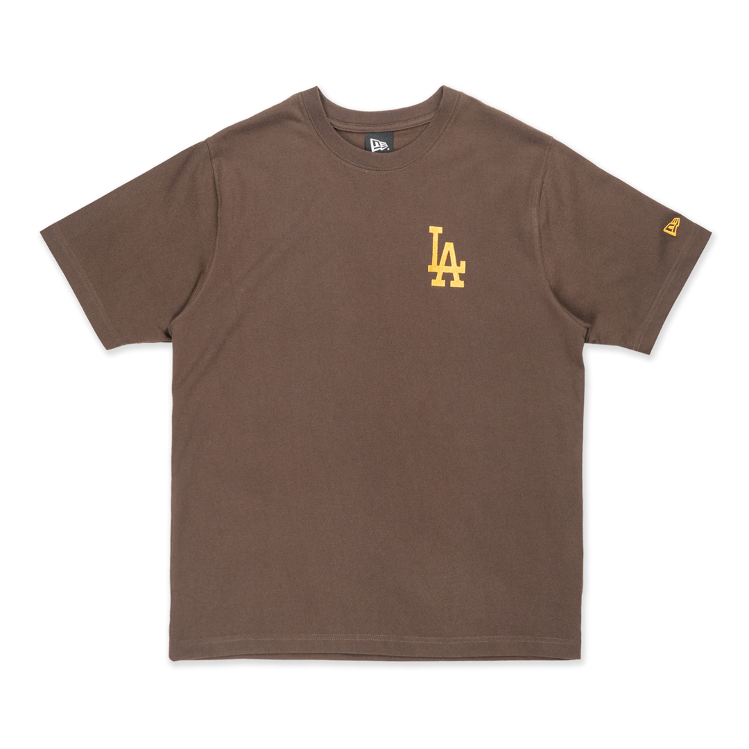 Los Angeles Dodgers Color Era Chocolate Short Sleeve T-Shirt