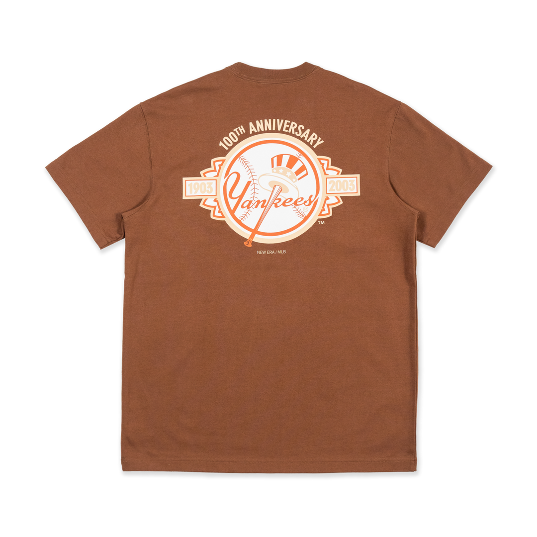 New York Yankees Cooperstown Smoky Sizzle Toffee Short Sleeve T-Shirt