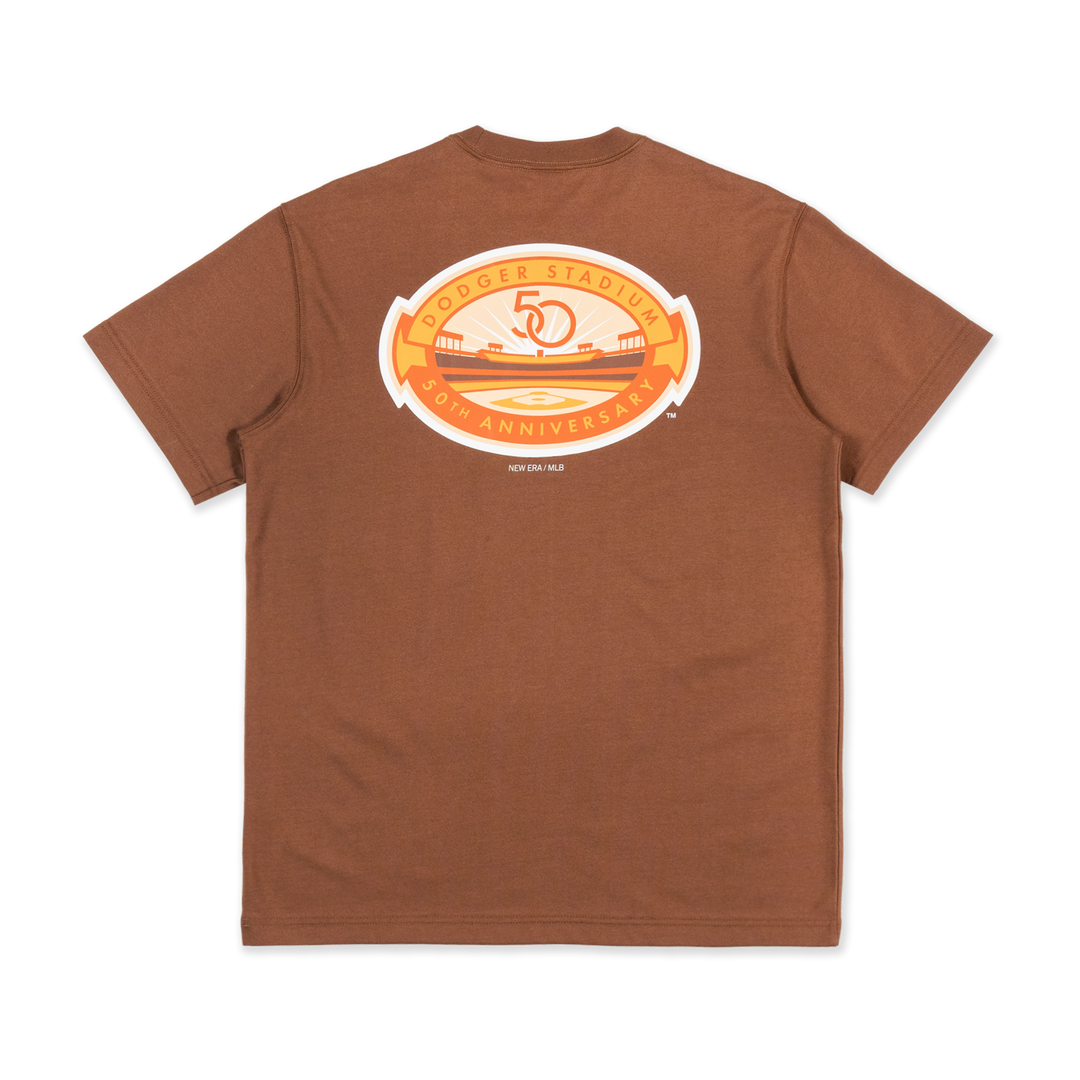 Los Angeles Dodgers Cooperstown Smoky Sizzle Toffee Short Sleeve T-Shirt