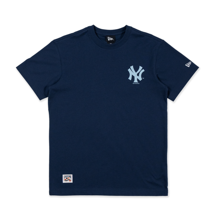 New York Yankees Cooperstown Stellar Shadows Blue Short Sleeve T-Shirt