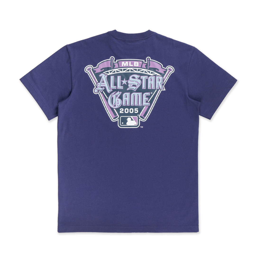 Detroit Tigers Cooperstown Stellar Shadows Purple Short Sleeve T-Shirt