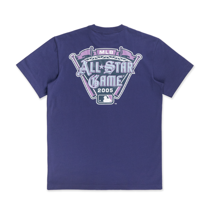 Detroit Tigers Cooperstown Stellar Shadows Purple Short Sleeve T-Shirt