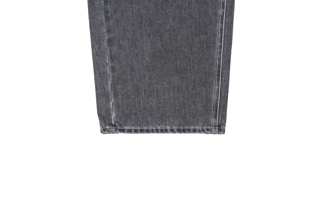 New Era ODE To NY Black Denim Loose Fit Pants
