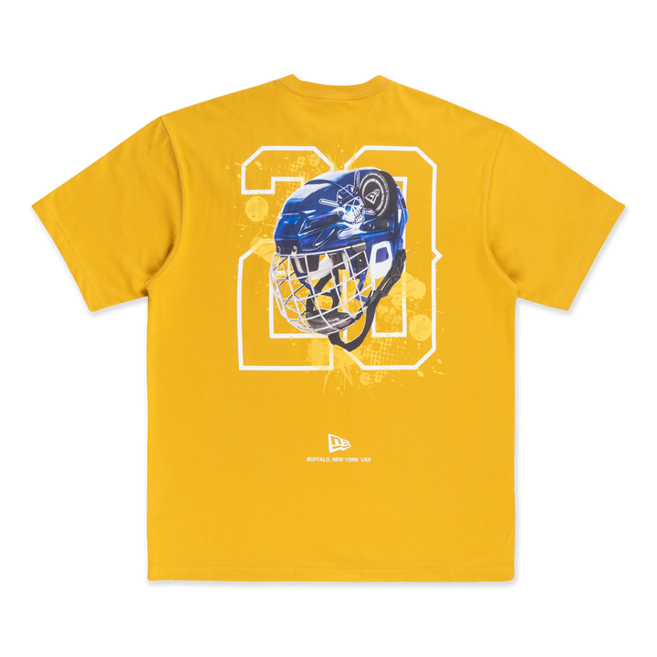 New Era Street Dangle Yellow Mustard Oversized Short Sleeve T-Shirt