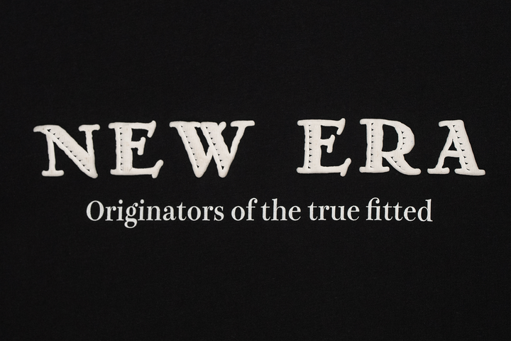New Era Basic Black Oversized Short Sleeve T-Shirt