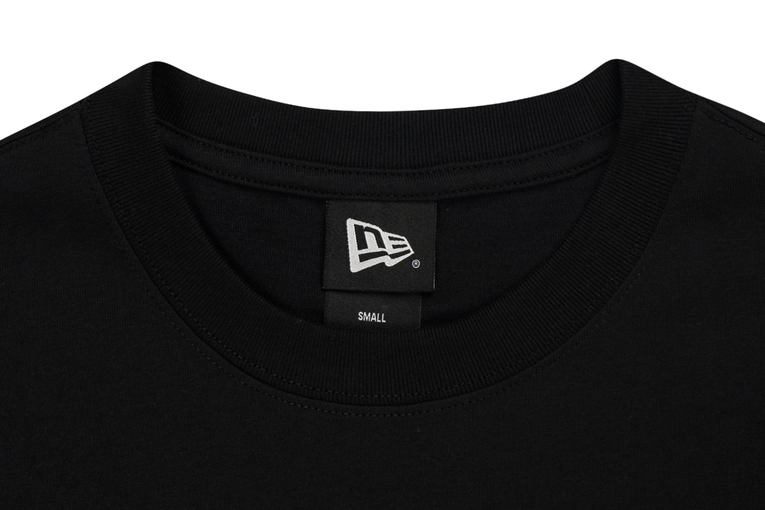 New Era Basic Black Oversized Short Sleeve T-Shirt