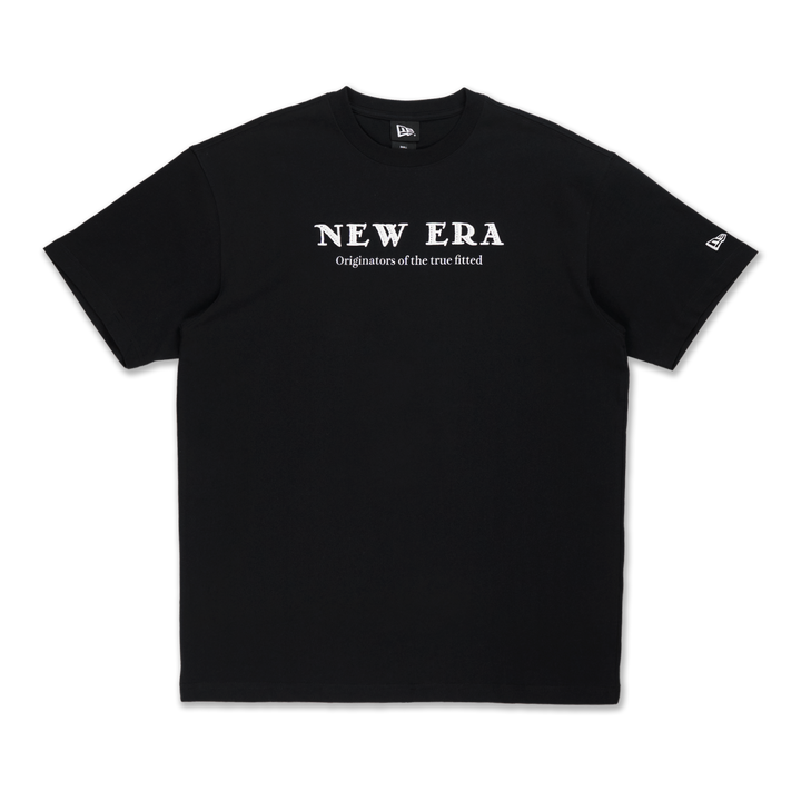 New Era Basic Black Oversized Short Sleeve T-Shirt