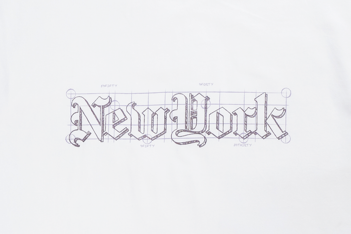 New Era ODE To NY White Oversized Short Sleeve T-Shirt