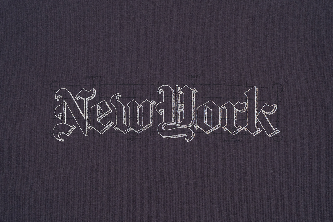 New Era ODE To NY Graphite Oversized Short Sleeve T-Shirt