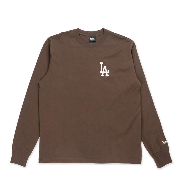 Los Angeles Dodgers Color Era Chocolate Long Sleeve T-Shirt