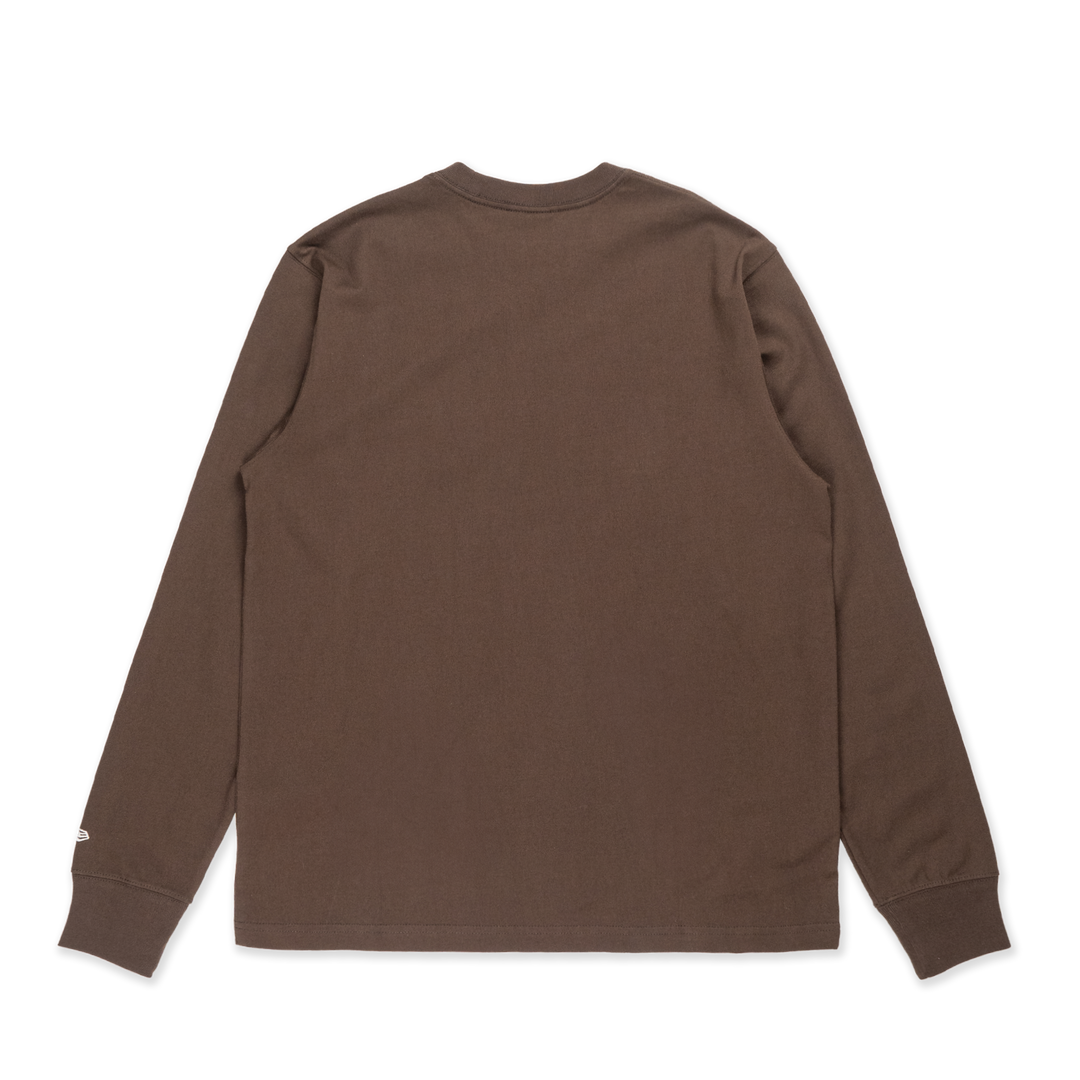 Los Angeles Dodgers Color Era Chocolate Long Sleeve T-Shirt