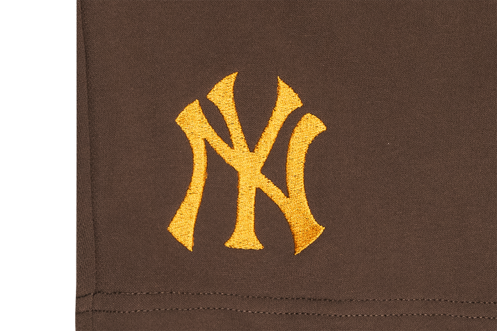 New York Yankees Color Era Chocolate Knit Shorts