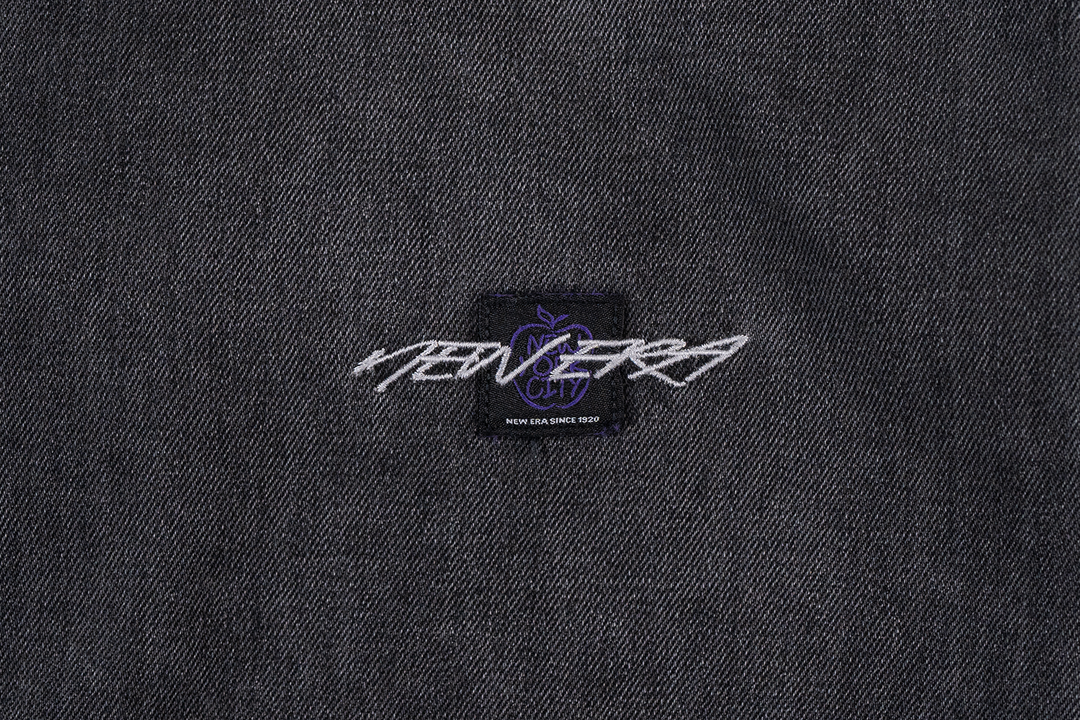 New Era ODE To NY Black Denim Work Jacket