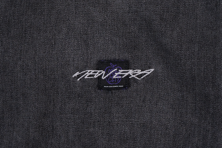 New Era ODE To NY Black Denim Work Jacket