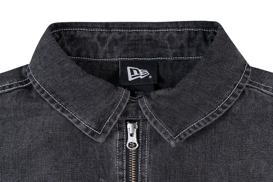 New Era ODE To NY Black Denim Work Jacket
