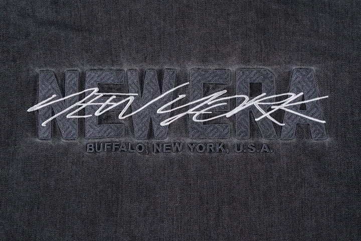 New Era ODE To NY Black Denim Work Jacket