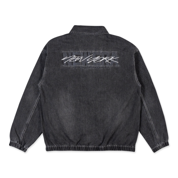 New Era ODE To NY Black Denim Work Jacket