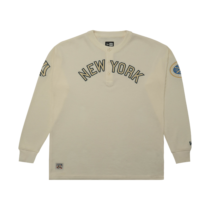 New York Yankees Retro Sport Core Ivory Long Sleeve T-Shirt