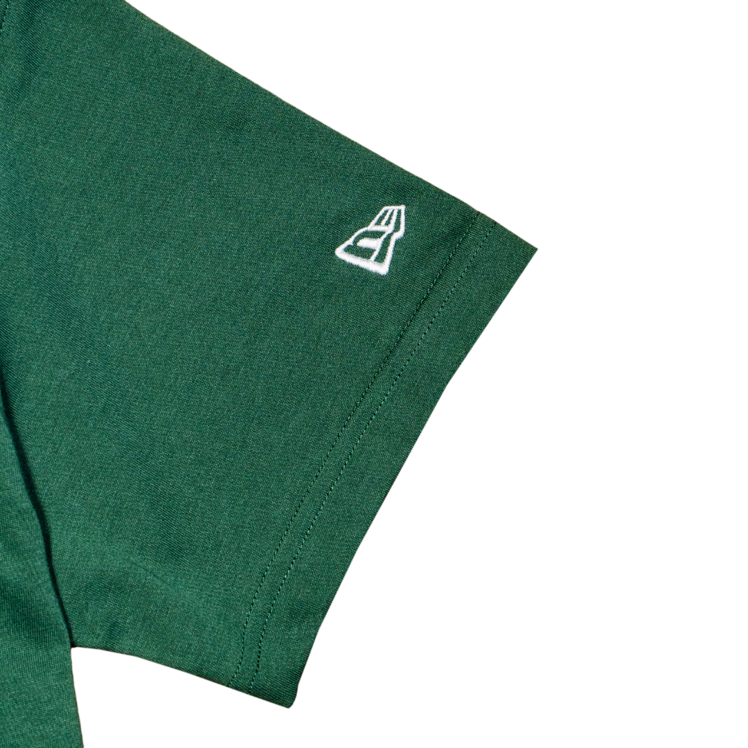 Basic Cool Era Dark Green Short Sleeve T-Shirt