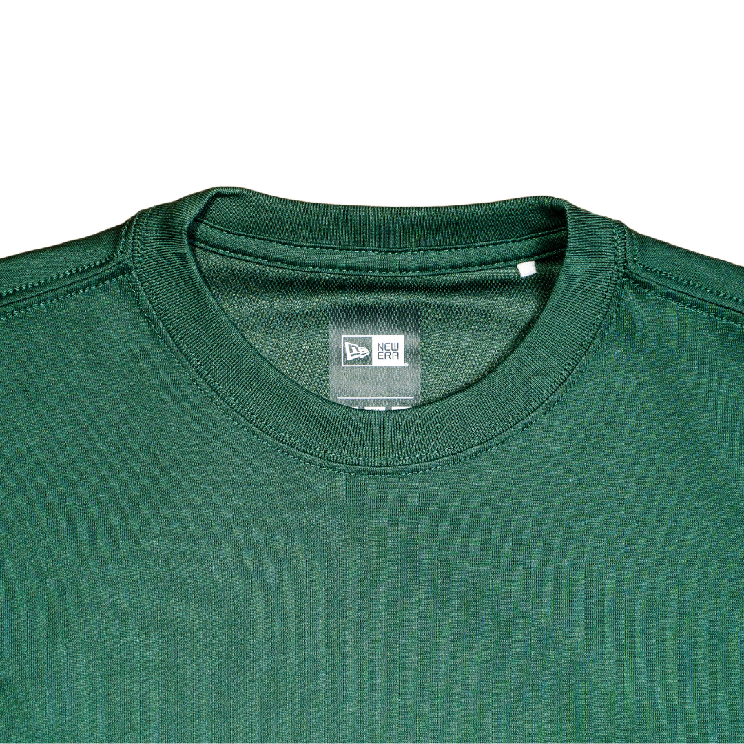Basic Cool Era Dark Green Short Sleeve T-Shirt