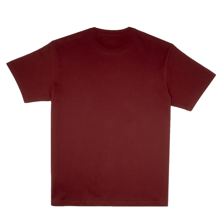 Basic Cool Era Burgundy Short Sleeve T-Shirt
