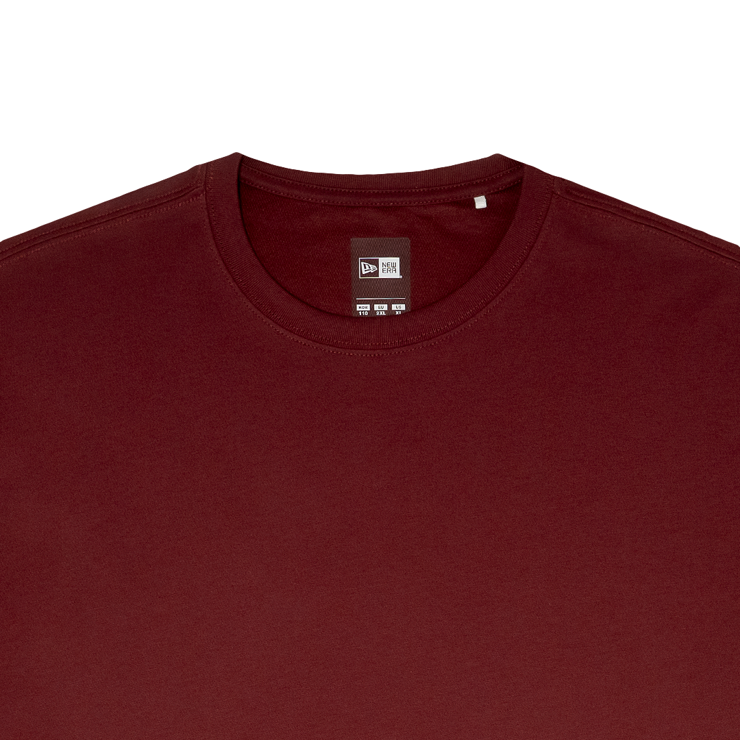 Basic Cool Era Burgundy Short Sleeve T-Shirt