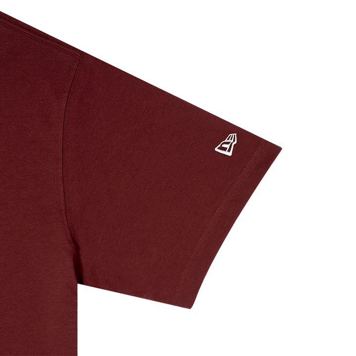 Basic Cool Era Burgundy Short Sleeve T-Shirt